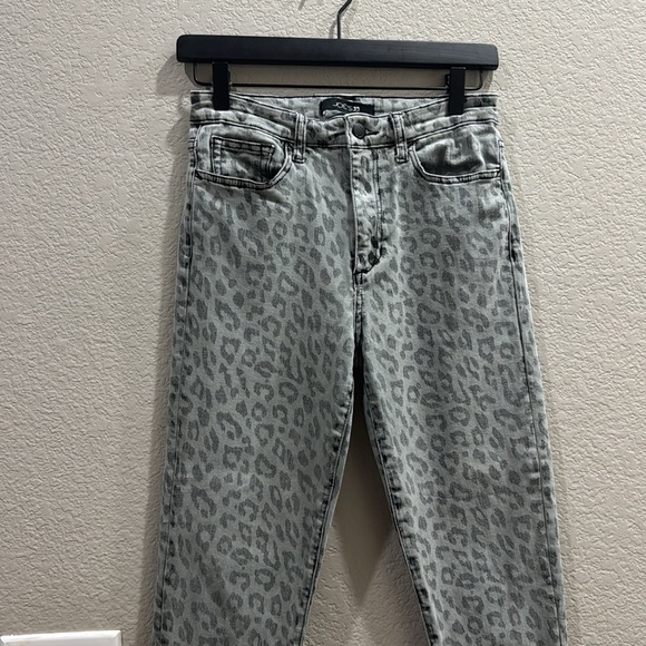 Joe's Jeans Gray Skinny Leopard Print - Picture 2 of 7